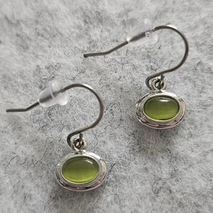 Lia Sophia Green River Cat's Eye‎ Earrings